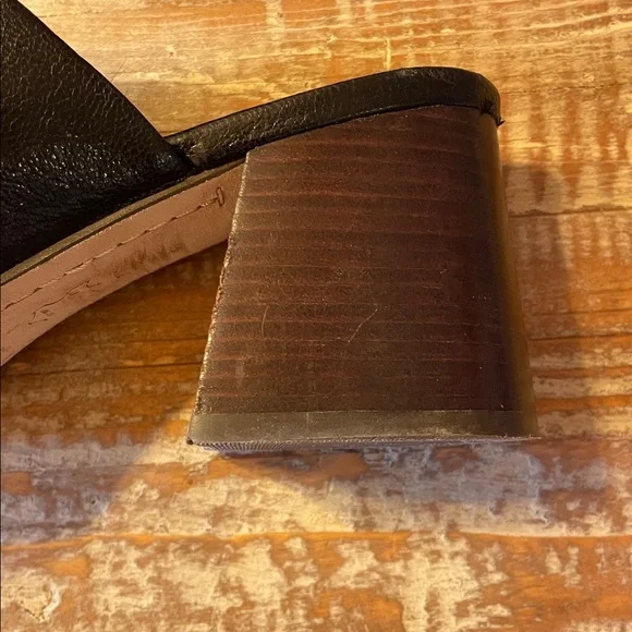 Tory Burch Black Perrine Mule (Women) Leather Slip-On Shoes - Picture 6 of 11